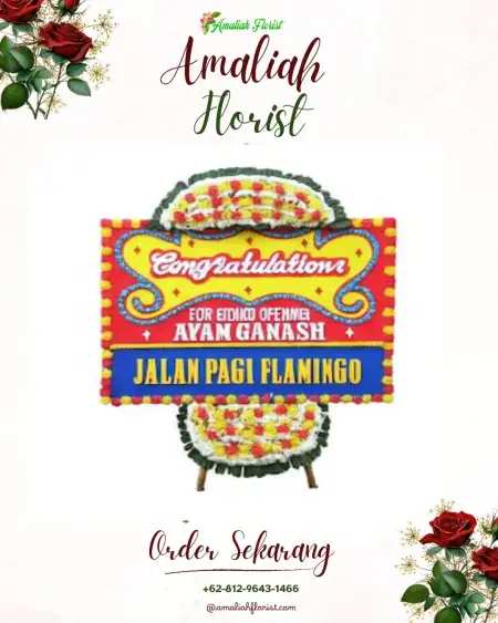 Sewa Papan Bunga Gembor